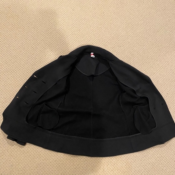 MOULE Spring Women's Black Belted Jacket 100% Cotton Jacket Size L - Picture 4 of 9